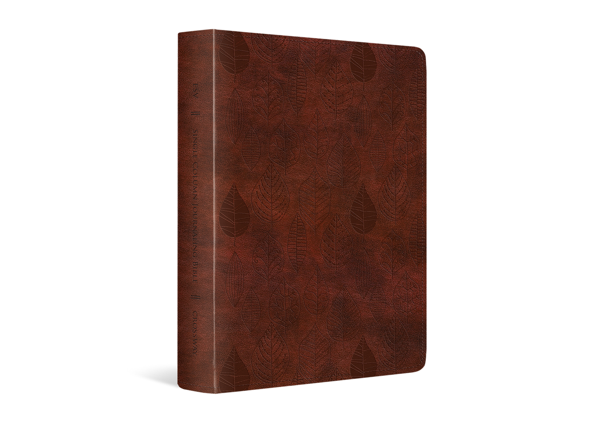 ESV Single Column Journaling Bible (TruTone, Chestnut, Leaves Design) (1018281426991)