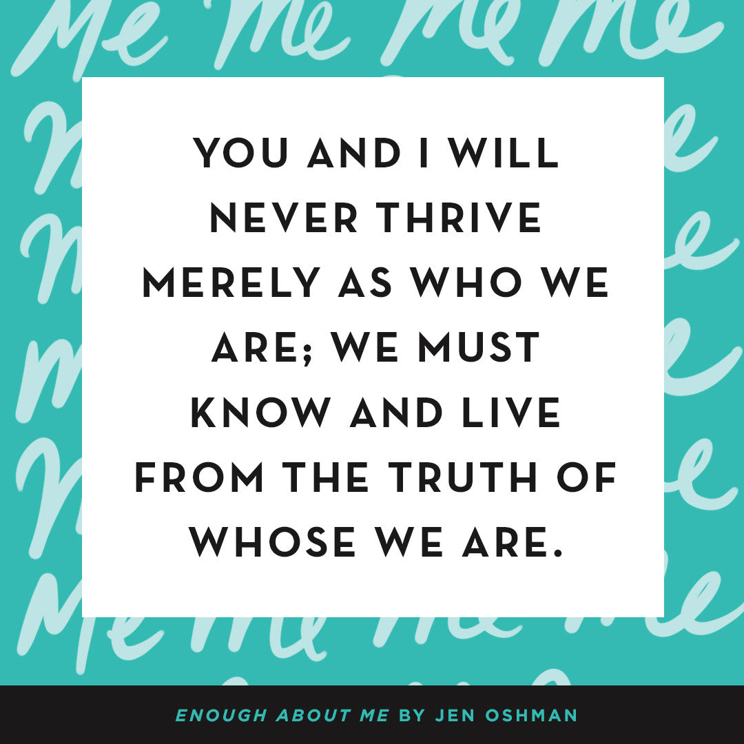 Enough about Me: Find Lasting Joy in the Age of Self