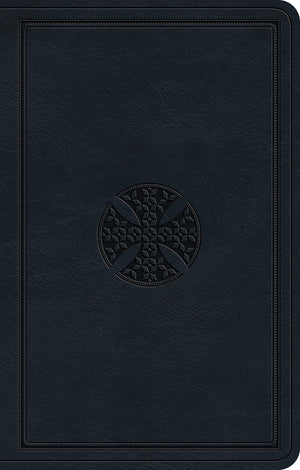 ESV Premium Gift Bible (Trutone, Navy, Mosaic Cross Design) - ESV - 9781433582554