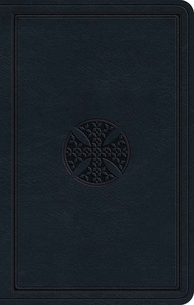 ESV Premium Gift Bible (Trutone, Navy, Mosaic Cross Design) - ESV - 9781433582554