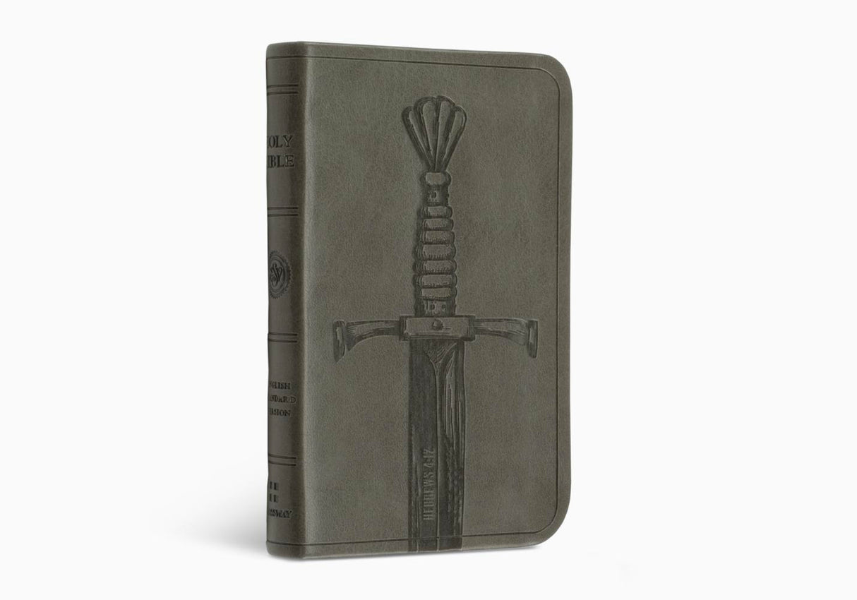 ESV Vest Pocket New Testament with Psalms and Proverbs (TruTone, Silver Sword) (1023801753647)