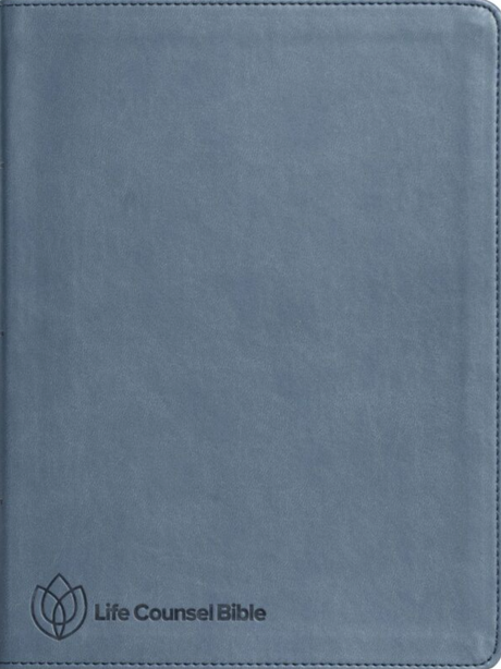 CSB Life Counsel Bible, Slate Blue Leathertouch: Practical Wisdom for All of Life - CSB - 9781087785639