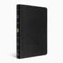 ESV Large Print Thinline Reference Bible (Genuine Leather, Black)