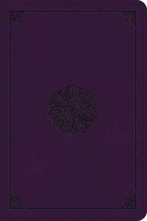 ESV Large Print Bible (Trutone, Lavender, Emblem Design) - English Standard - 9781433566936