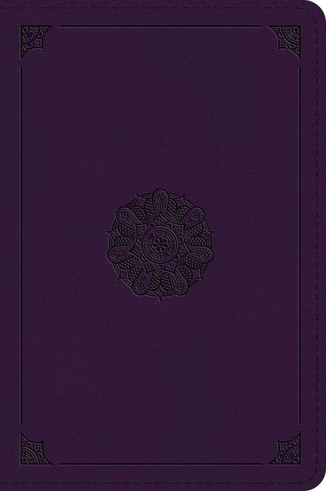 ESV Large Print Bible (Trutone, Lavender, Emblem Design) - English Standard - 9781433566936
