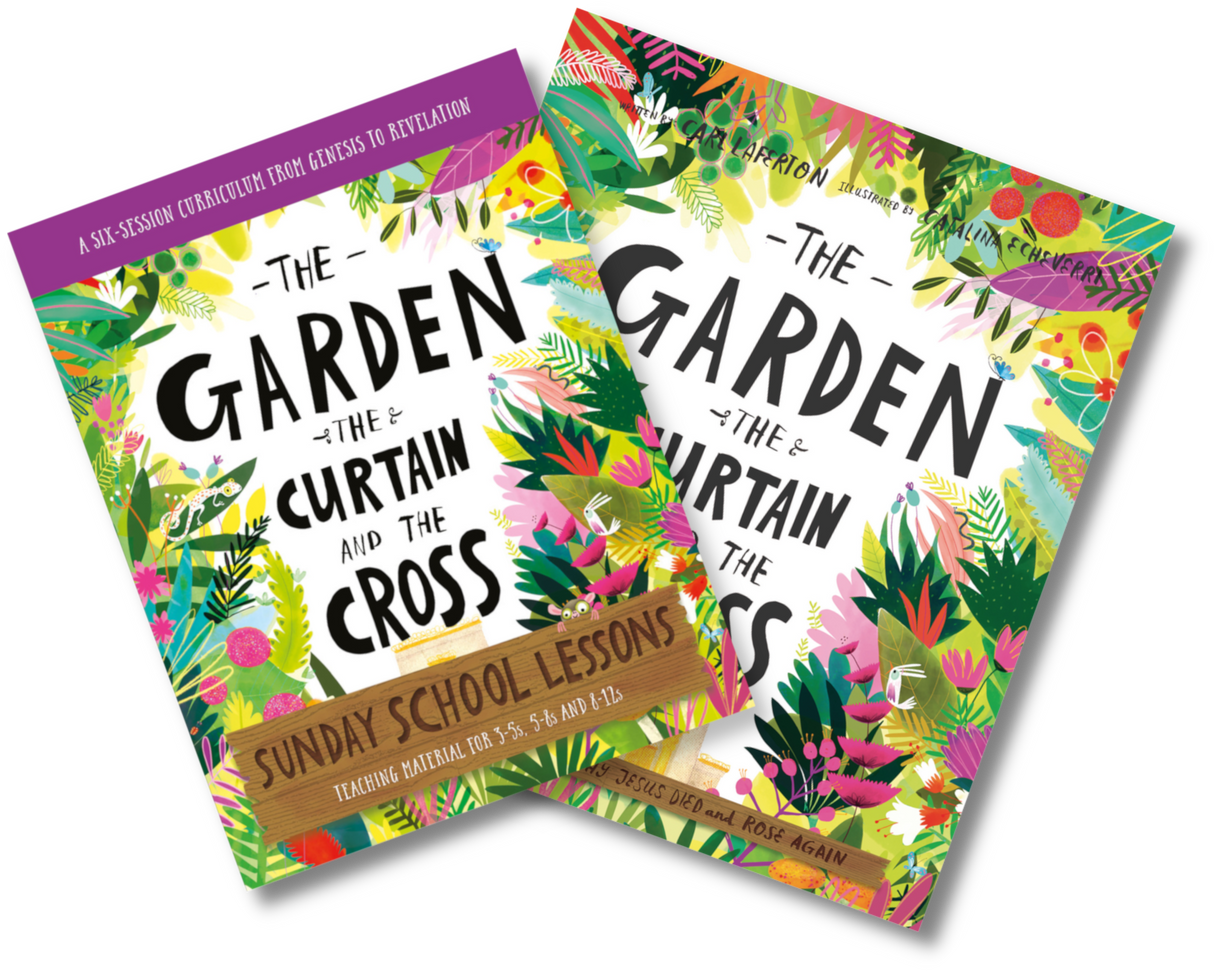 The Garden, the Curtain and the Cross Sunday School Lesson and Storybook Bundle
