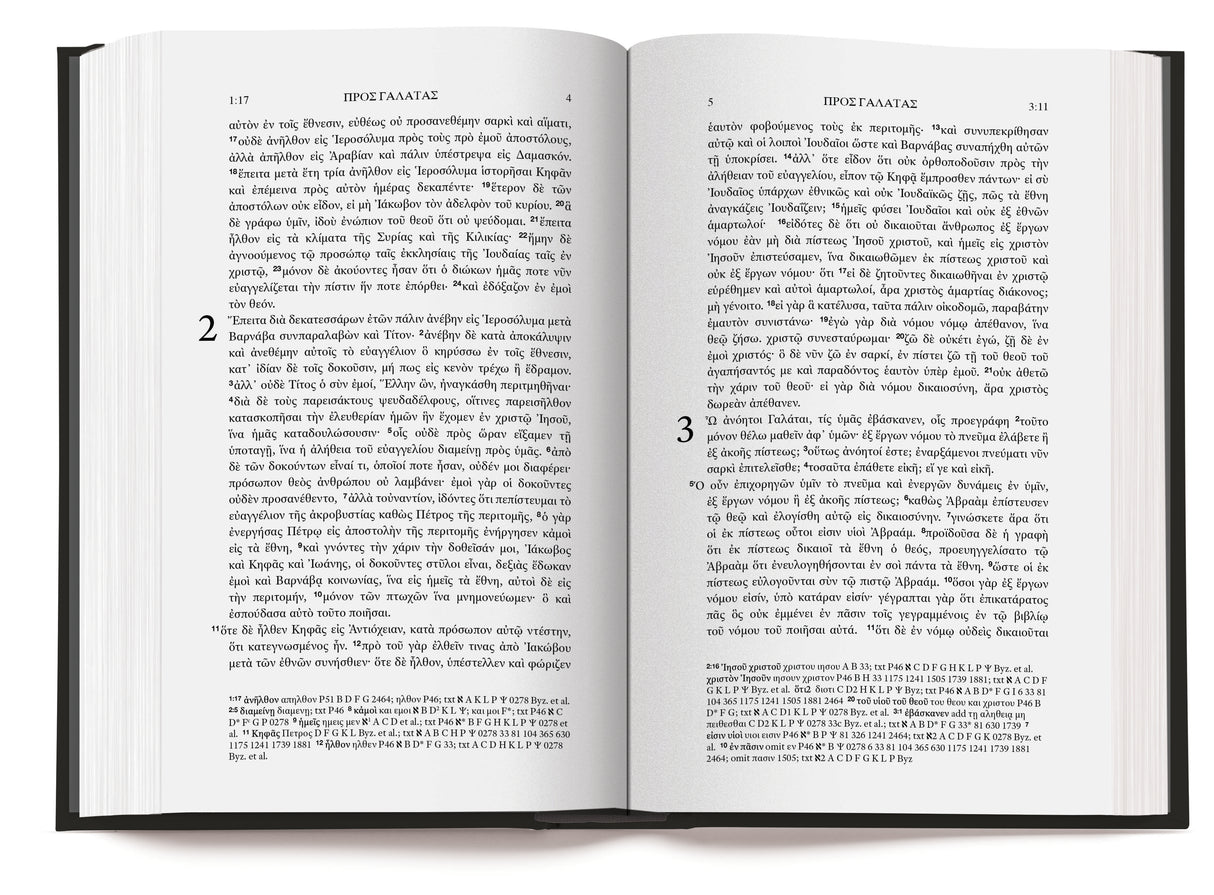 The Greek New Testament, Produced at Tyndale House, Cambridge (TruTone, Black)