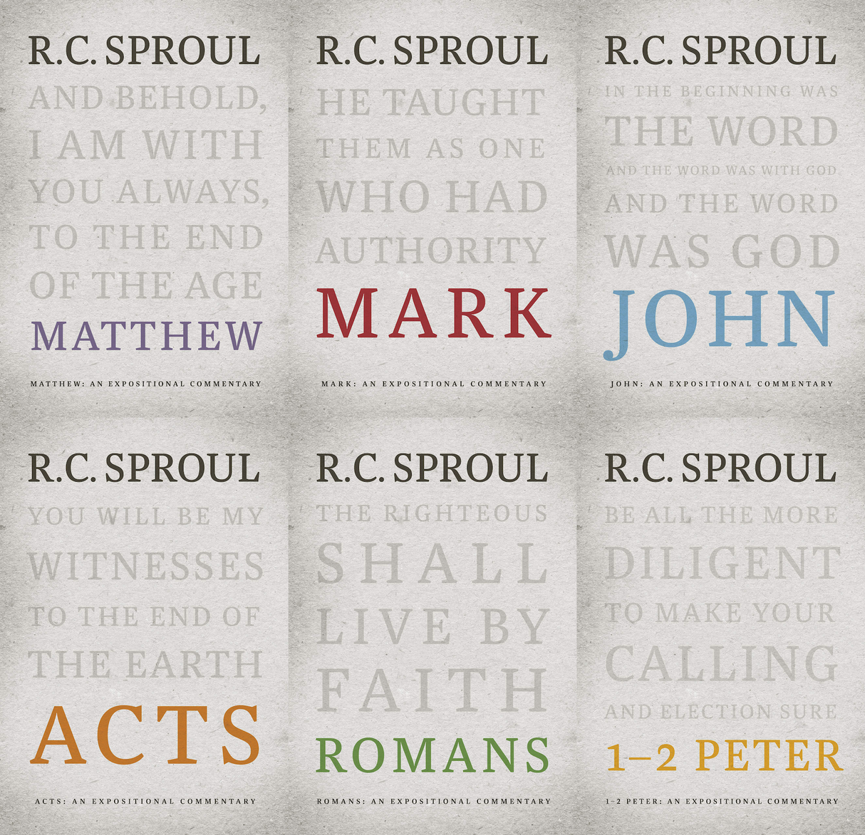 Sproul Expositional Commentaries (6-Volume Set)