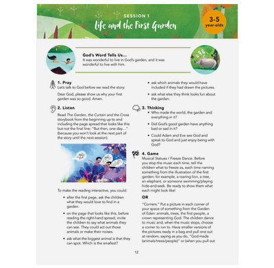 The Garden, the Curtain and the Cross Sunday School Lessons: A Six-Session Curriculum from Genesis to Revelation (Tales That Tell the Truth)