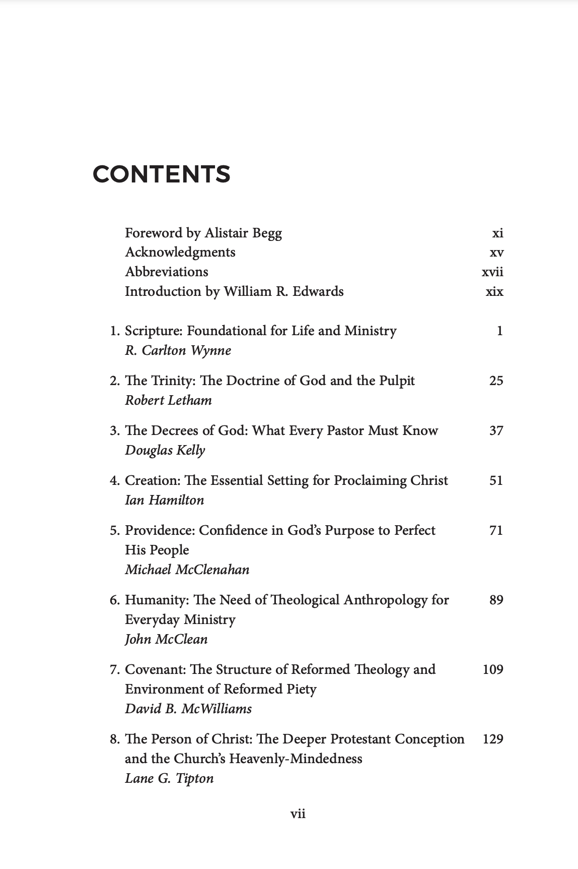 Theology for Ministry: How Doctrine Affects Pastoral Life and Practice