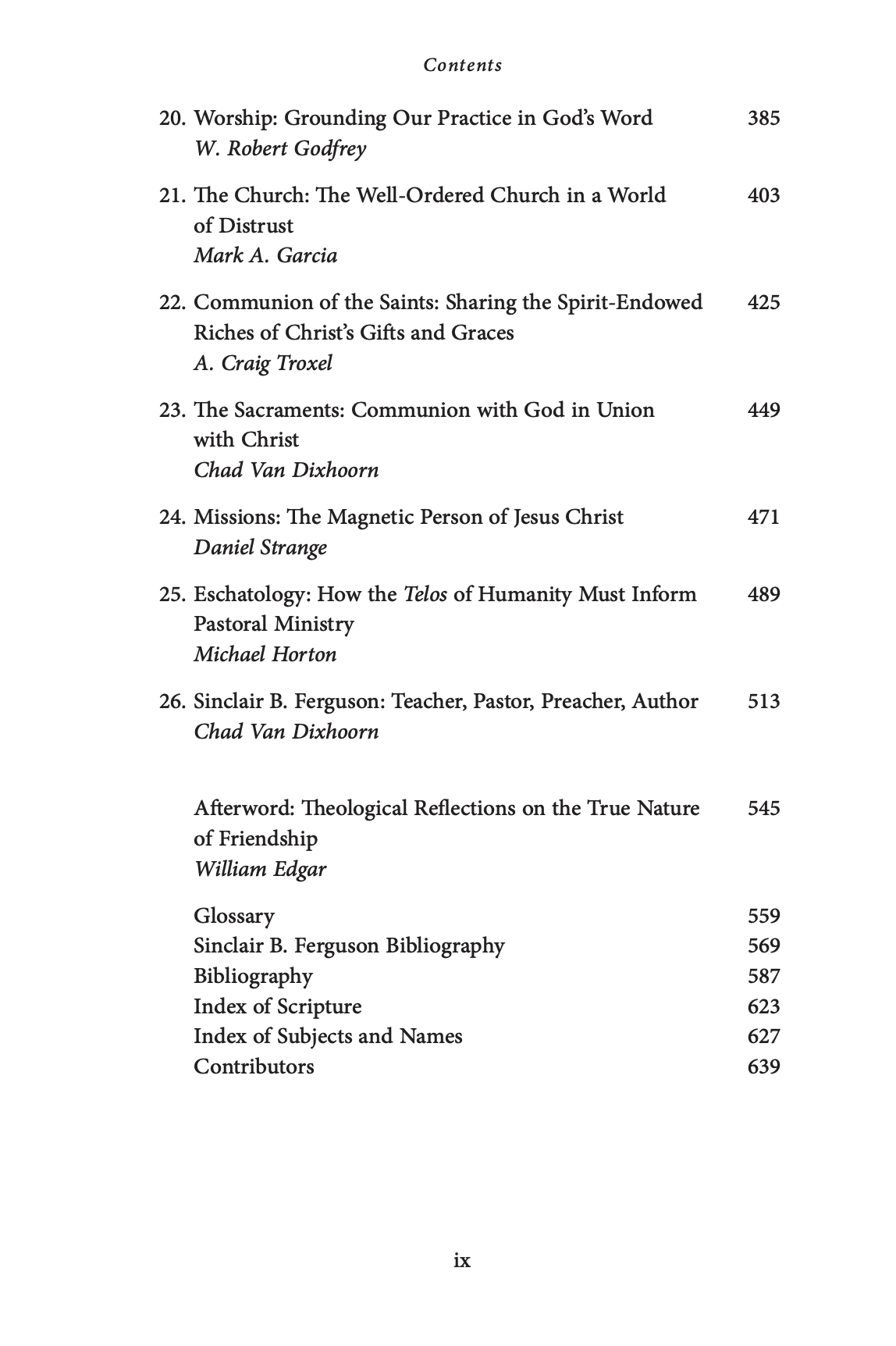 Theology for Ministry: How Doctrine Affects Pastoral Life and Practice
