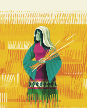 Full-page illustration from The Biggest Story Bible Storybook
