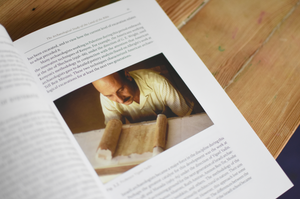 The Case for Biblical Archaeology lying open to an interior page