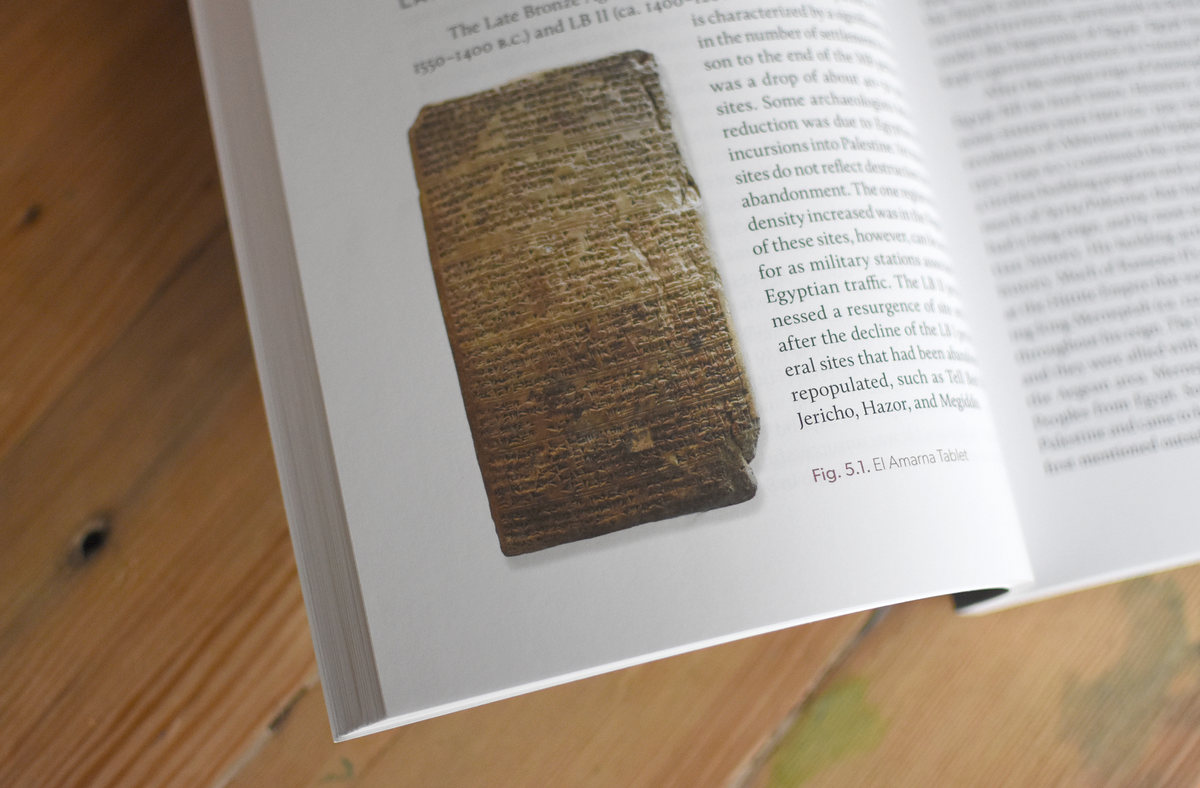 The Case for Biblical Archaeology lying open to an interior page