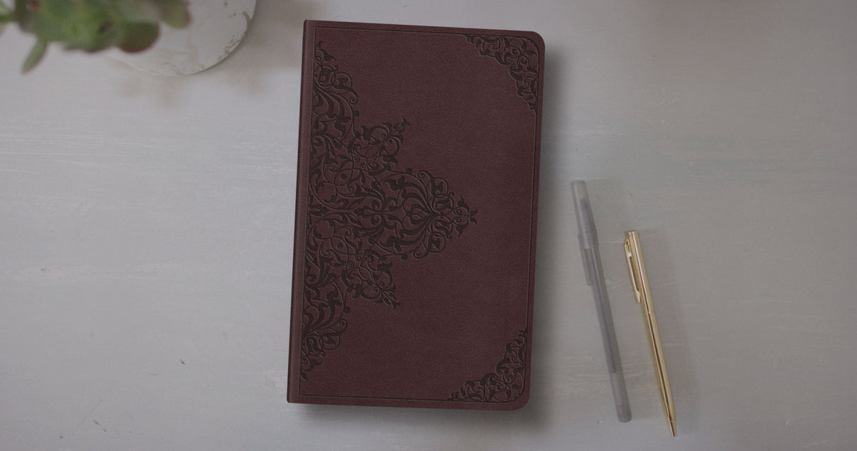 ESV Value Thinline Bible (TruTone, Chestnut, Filigree Design)